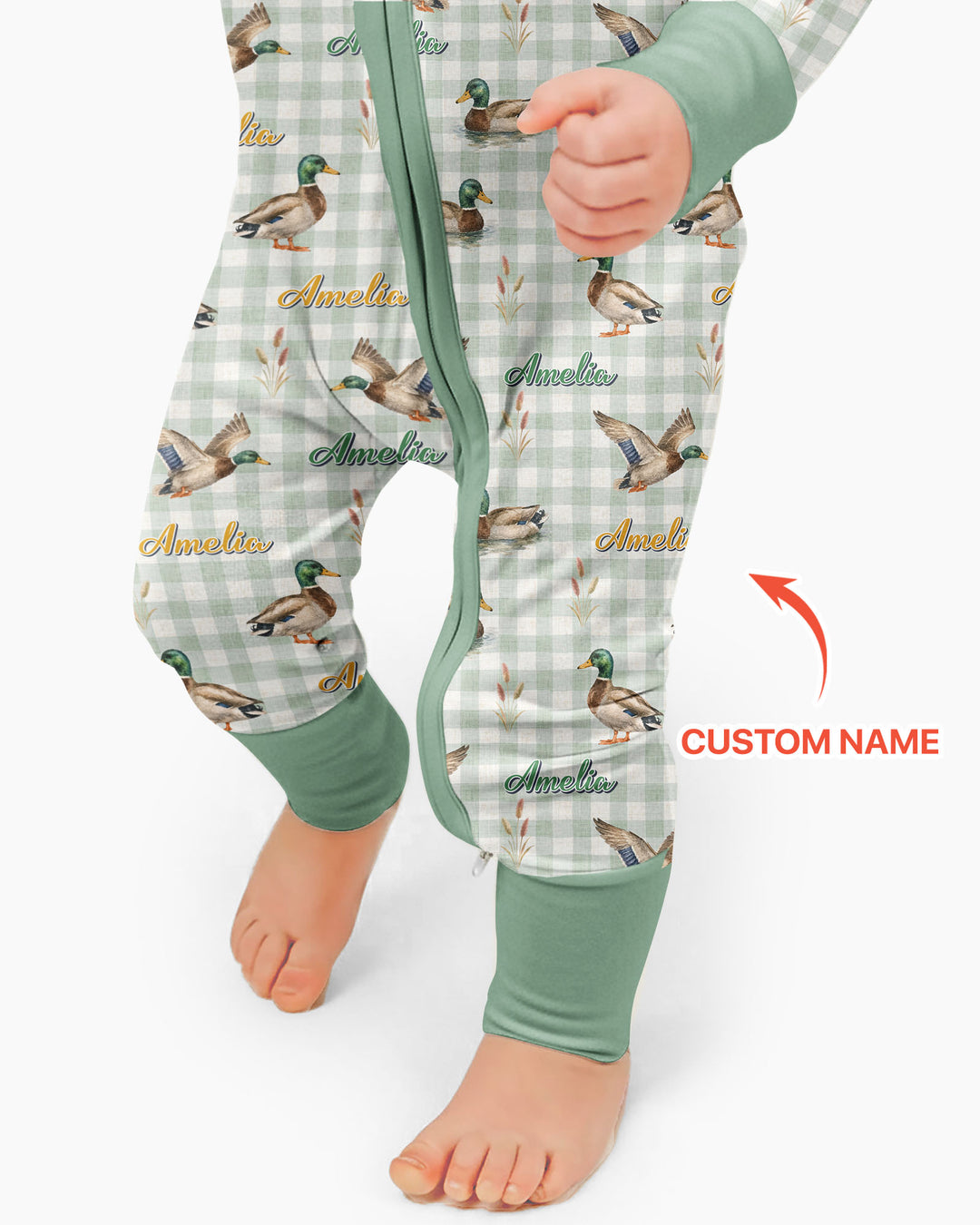 Gerippte Babykleidung mit individuellem Foto - Weich &amp; Skizzenhaft