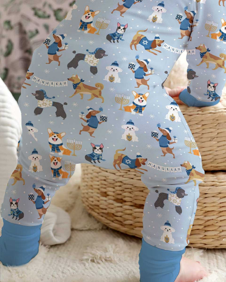 Hanukkah Dogs Bamboo Convertible Zippy