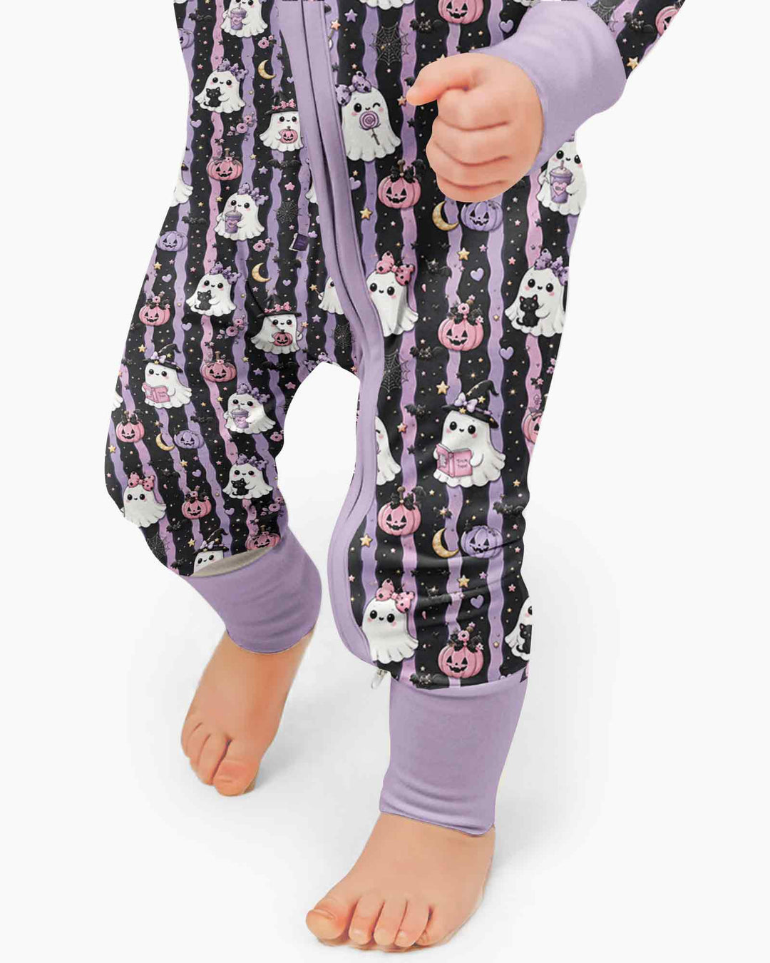 Cute Ghost Halloween Bamboo Convertible Zippy