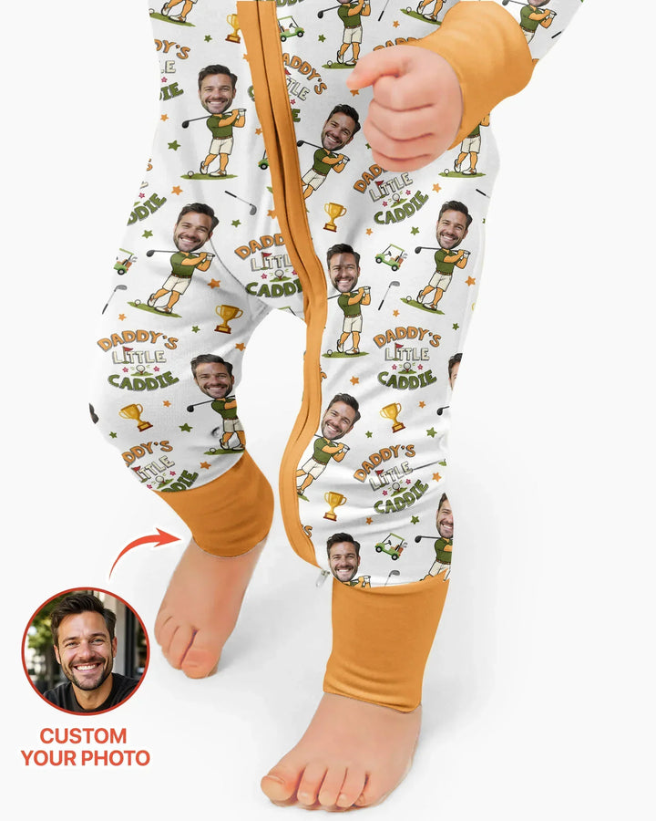Gerippte Babykleidung mit individuellem Foto - Weich &amp; Skizzenhaft