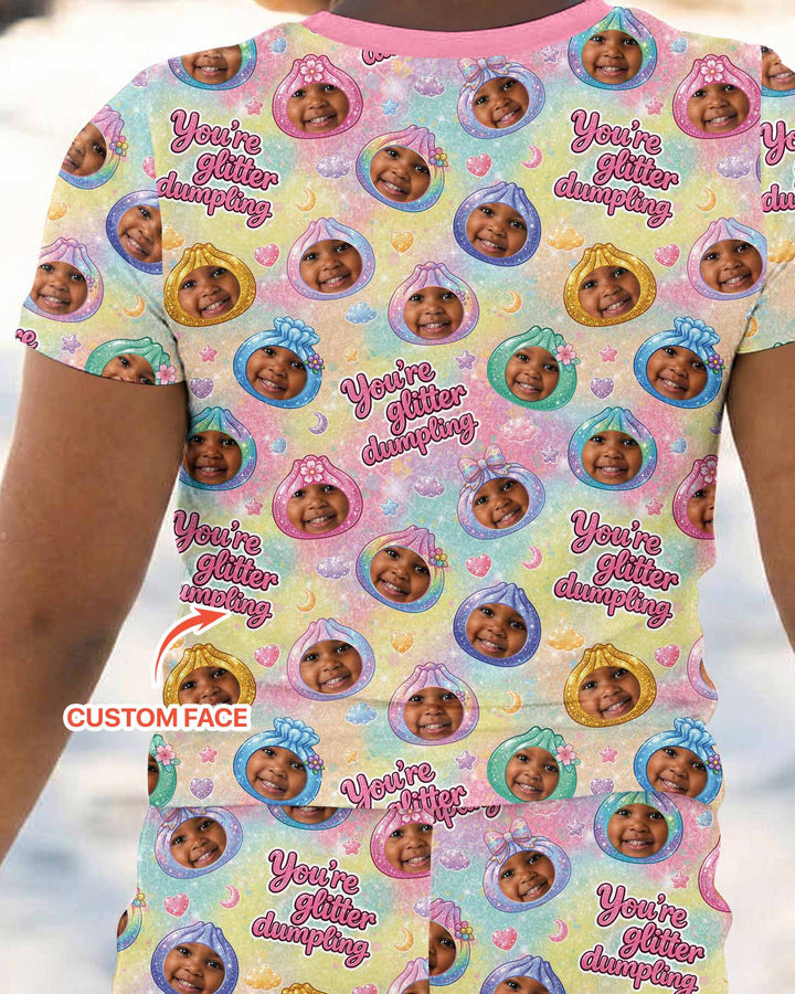 Zweiteiliges, kurzärmliges Pyjama-Set mit Marienkäfern
