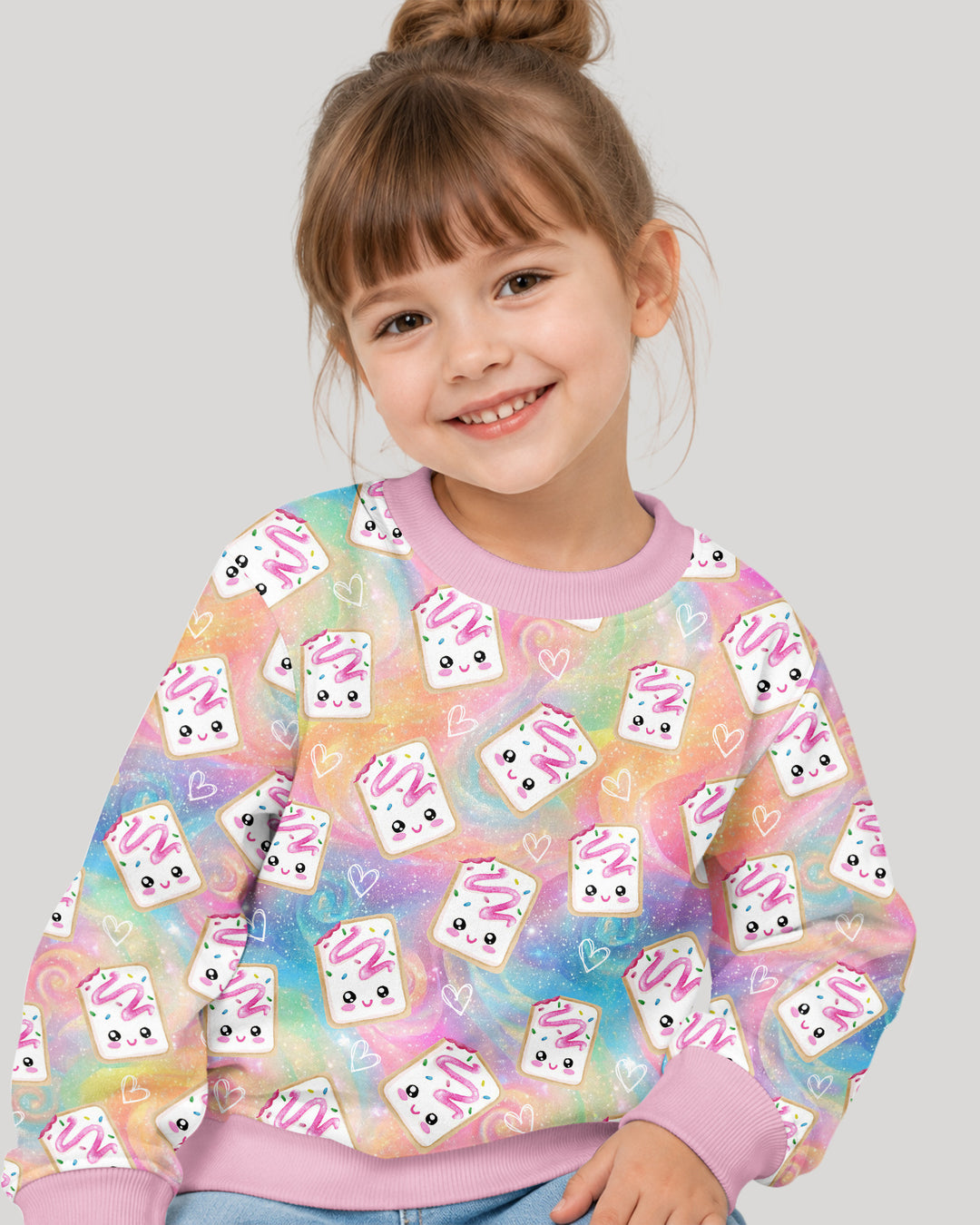 Sweatshirt mit Rundhalsausschnitt aus Bambusfaser