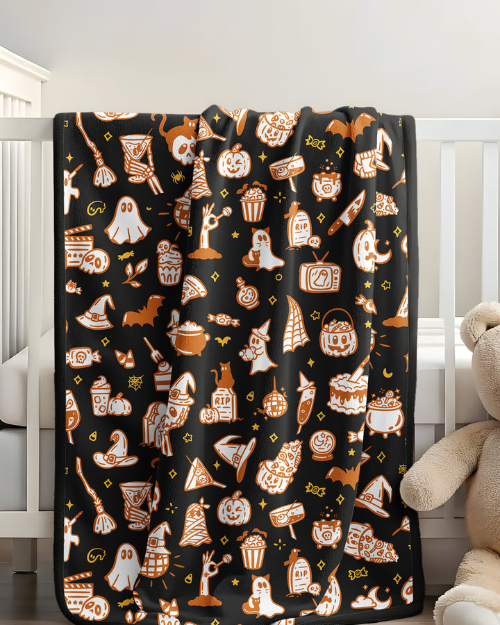 Spooky Season Bamboo Blanket