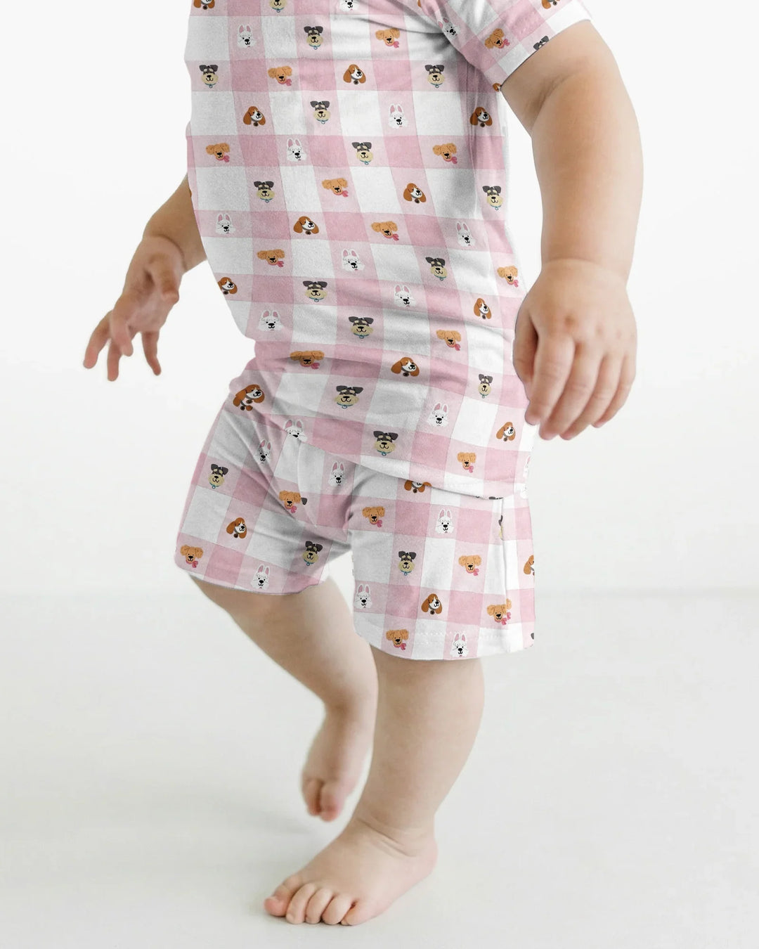 Schlafanzug-Set zweiteilig, kurze Ärmel, kurze Hose, Bambus