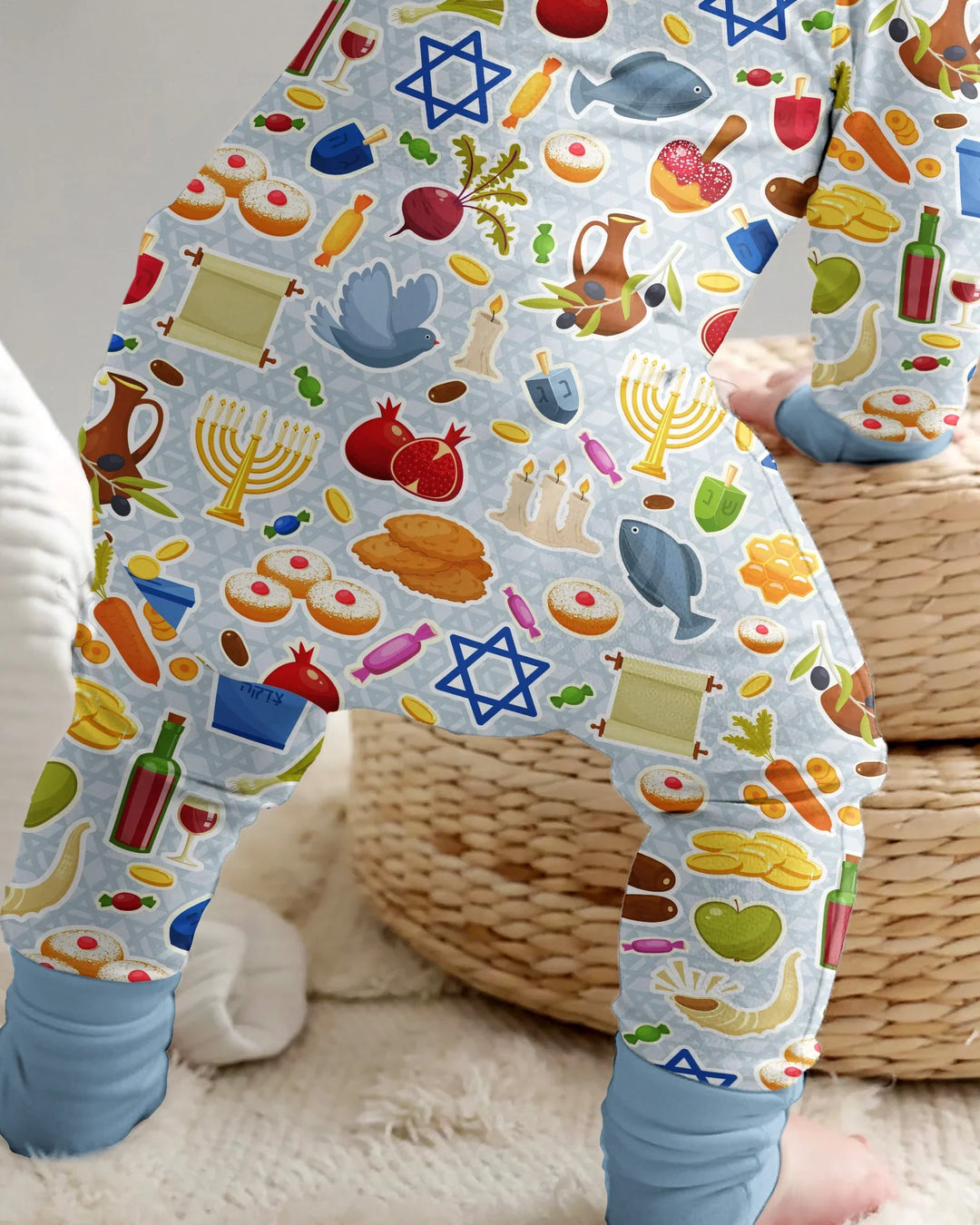 Gerippte Babykleidung mit individuellem Foto - Weich &amp; Skizzenhaft