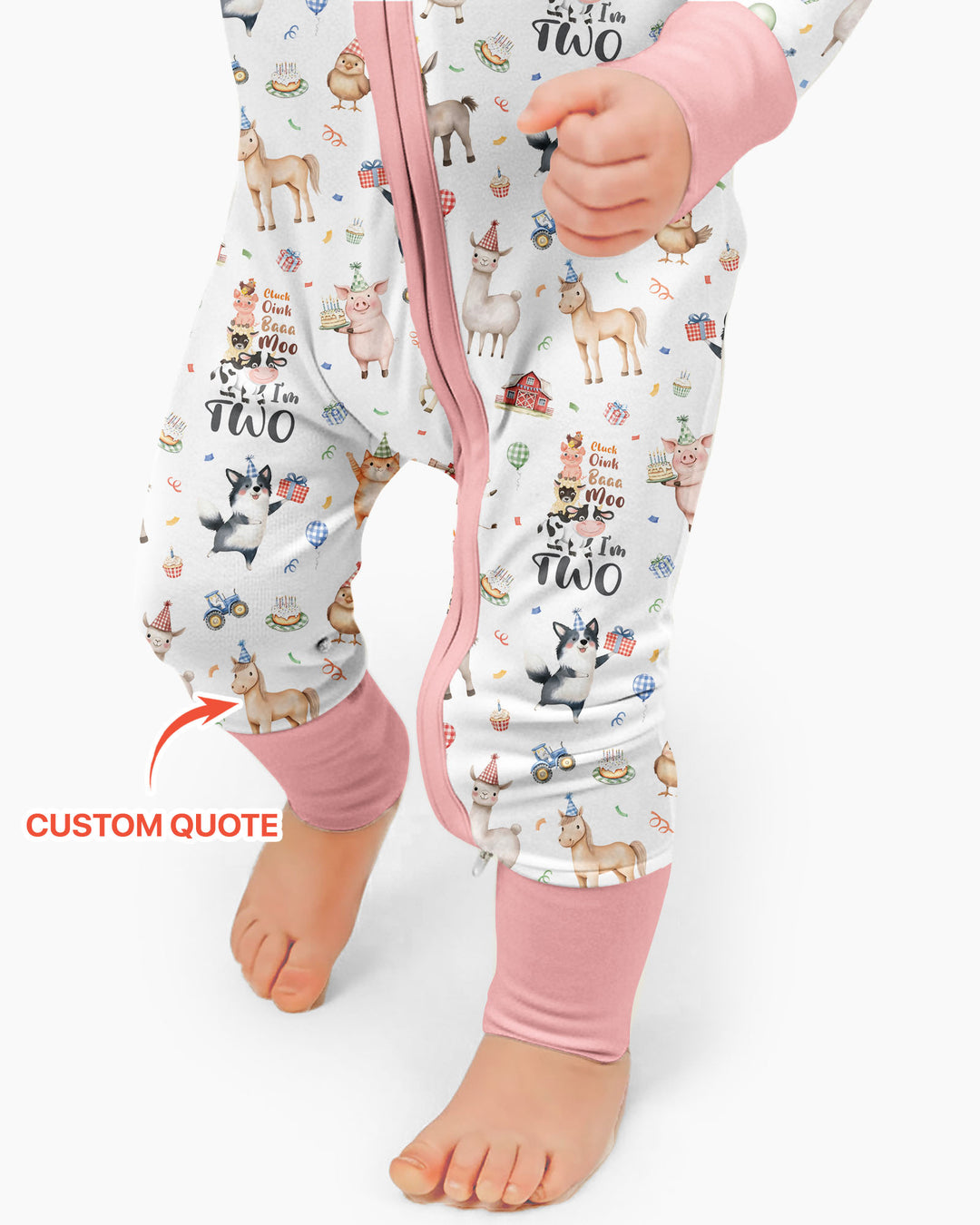 Gerippte Babykleidung mit individuellem Foto - Weich &amp; Skizzenhaft