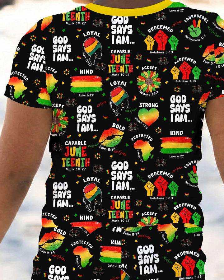 Zweiteiliges, kurzärmliges Pyjama-Set mit Marienkäfern