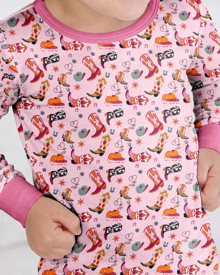 Rodeo Darling Bamboo Two Piece Long Sleeve Pajama Set