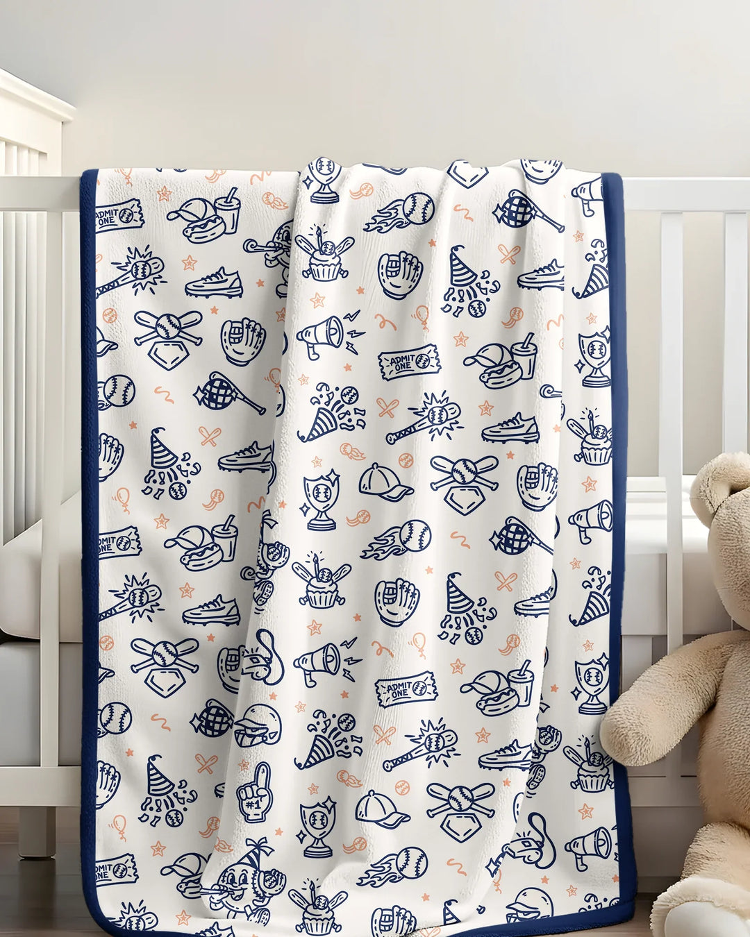 Ballpark Bash Bamboo Blanket