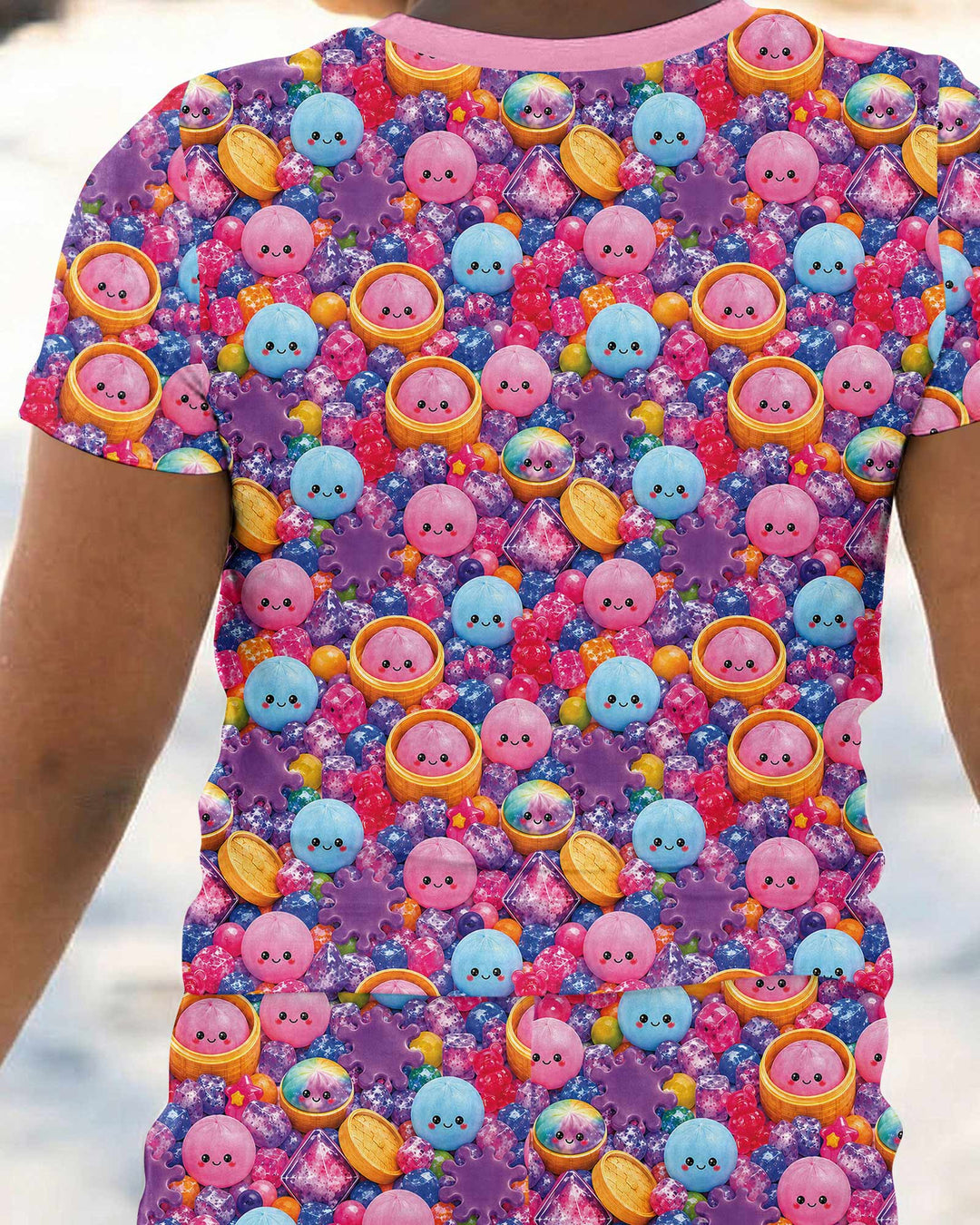 Zweiteiliges, kurzärmliges Pyjama-Set mit Marienkäfern