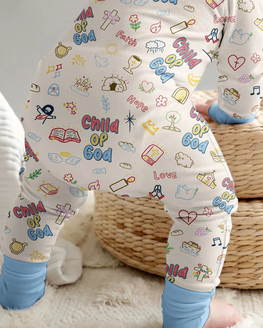 Gerippte Babykleidung mit individuellem Foto - Weich &amp; Skizzenhaft