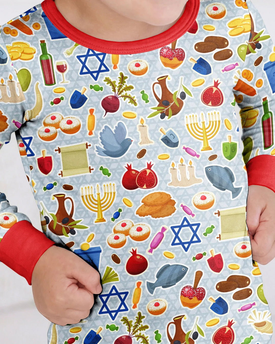 Shana Tovah Bamboo Two Piece Long Sleeve Pajama Set