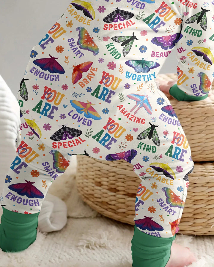 Gerippte Babykleidung mit individuellem Foto - Weich &amp; Skizzenhaft