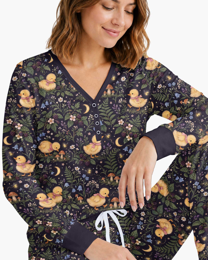 Little Duckling Dreams Bamboo Women Pajama Set