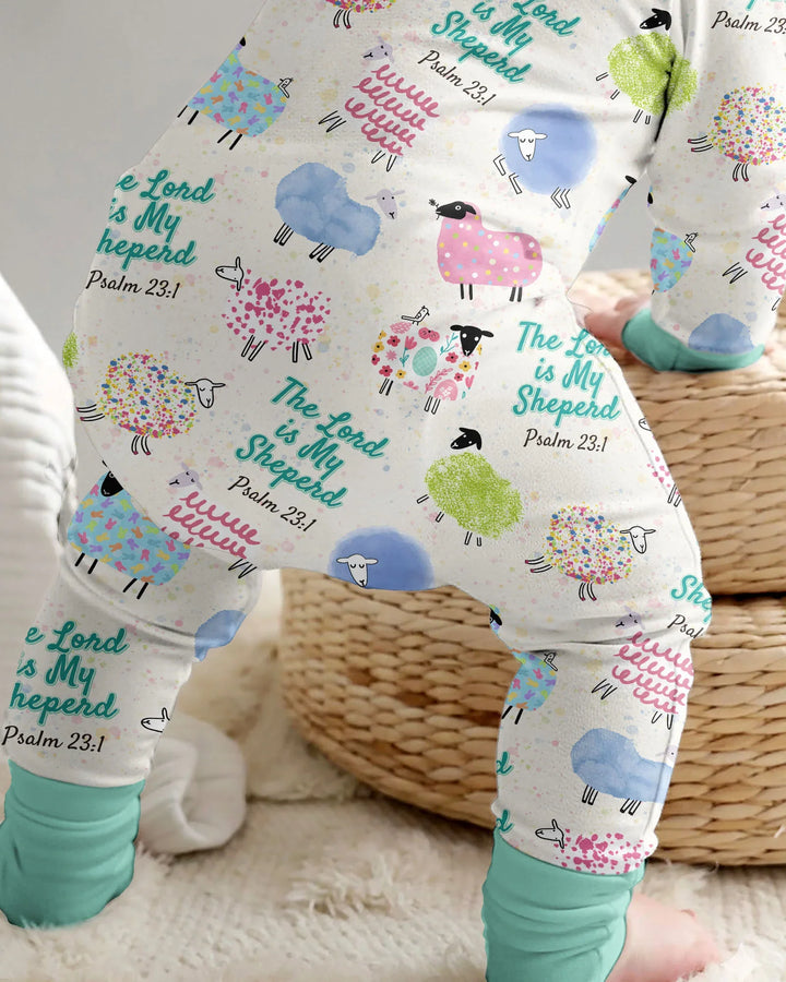 The Lord Is My Shepherd Psalm 23 Bamboo Convertible Zippy