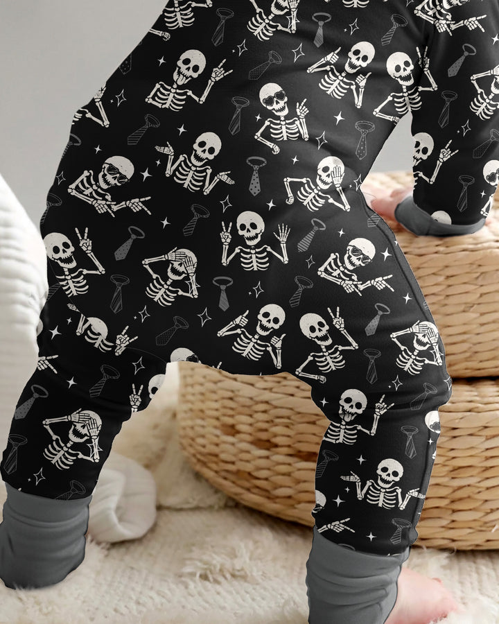 Funny Skeleton Bamboo Convertible Zippy