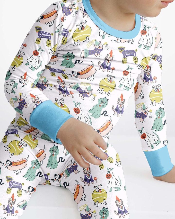 Bark-O-Ween Bamboo Two Piece Long Sleeve Pajama Set