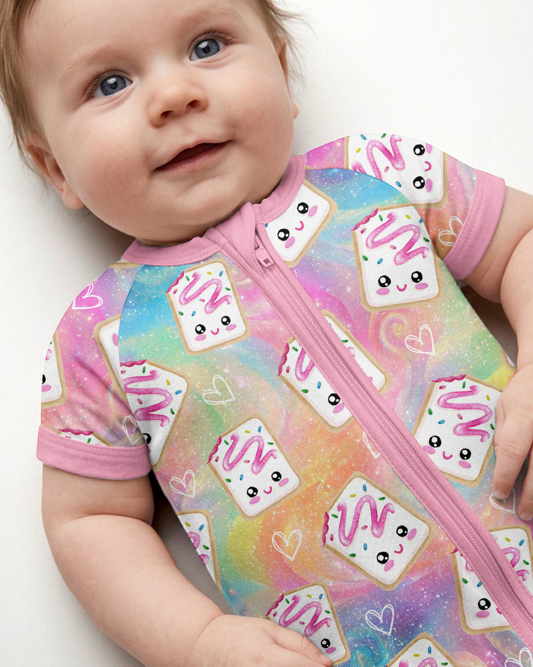 Kawaii Sprinkle Pastry  Bamboo Shorty Zippy