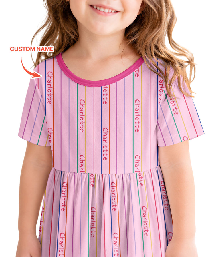 Vorlage Bambus Twirl Kleid