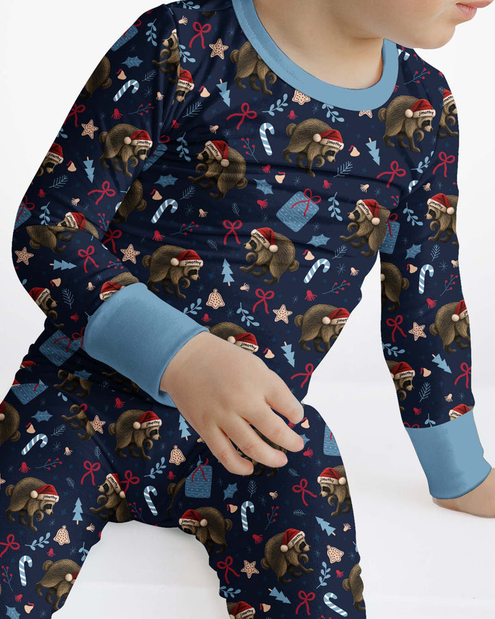 Be A Merry Jimothy Bamboo Two Piece Long Sleeve Pajama Set