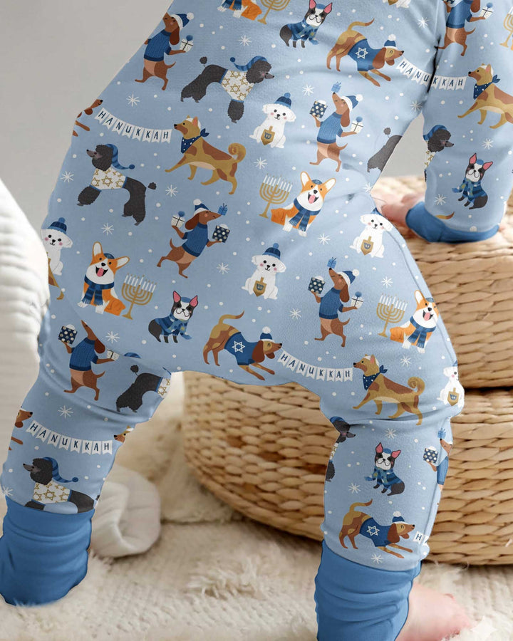 Hanukkah Dogs Bamboo Convertible Zippy