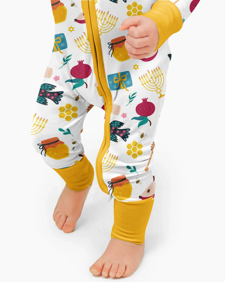 Gerippte Babykleidung mit individuellem Foto - Weich &amp; Skizzenhaft