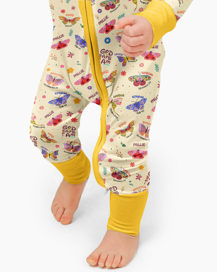 Gerippte Babykleidung mit individuellem Foto - Weich &amp; Skizzenhaft