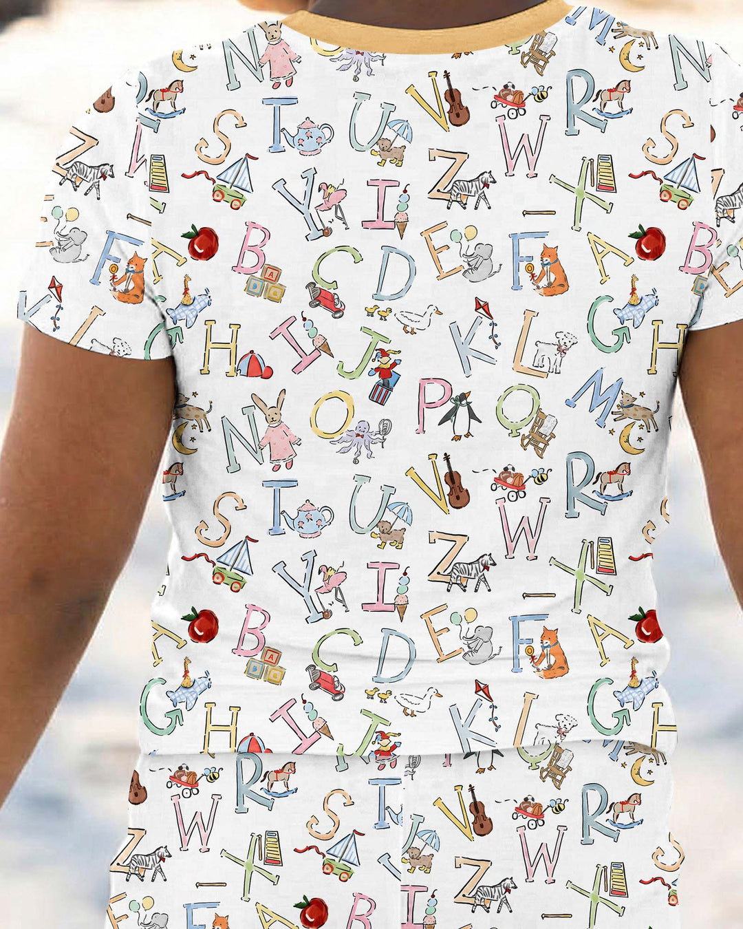 Zweiteiliges, kurzärmliges Pyjama-Set mit Marienkäfern