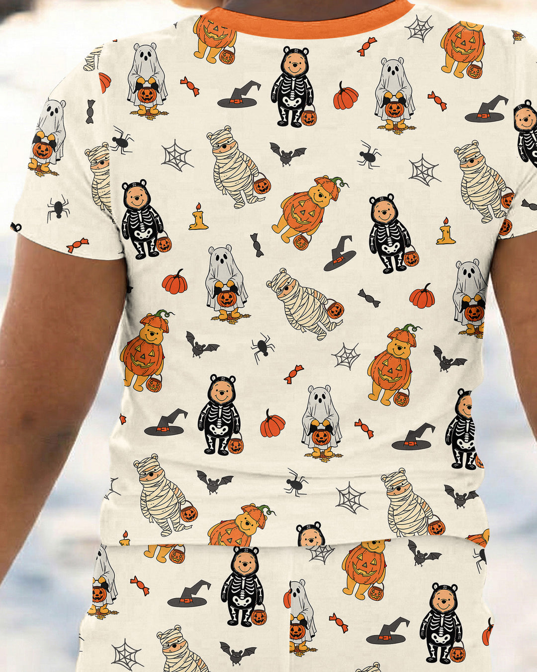 Zweiteiliges, kurzärmliges Pyjama-Set mit Marienkäfern
