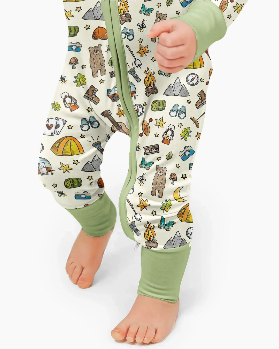 Gerippte Babykleidung mit individuellem Foto - Weich &amp; Skizzenhaft