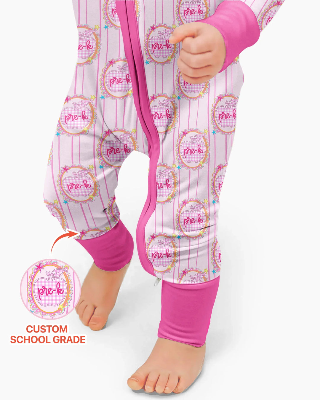 Gerippte Babykleidung mit individuellem Foto - Weich &amp; Skizzenhaft