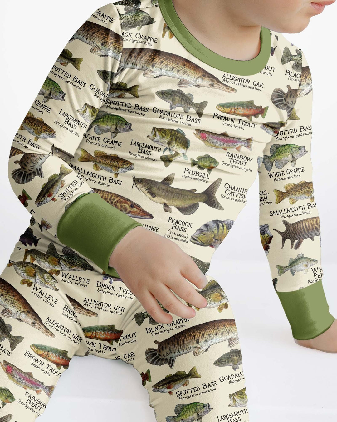 Fish Of America Bamboo Two Piece Long Sleeve Pajama Set