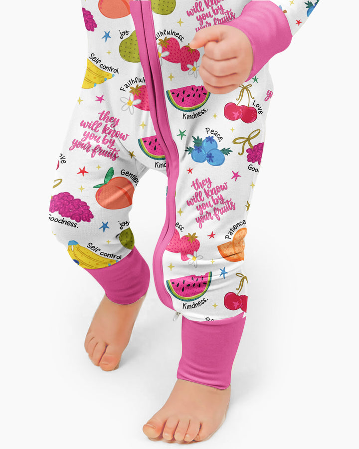 They Will Know You By Your Fruits Bamboo Convertible Zippy
