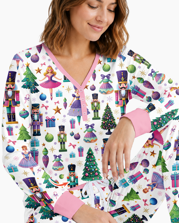Nutcracker Wonderland Bamboo Women Pajama Set