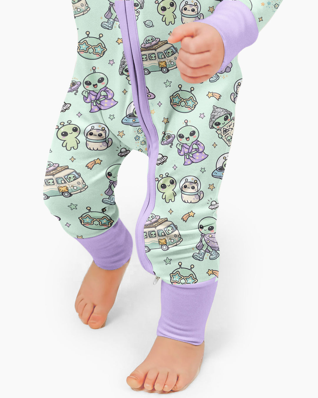 Gerippte Babykleidung mit individuellem Foto - Weich &amp; Skizzenhaft