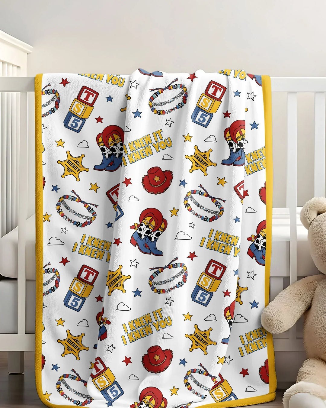 Little Cowgirl Bamboo Blanket