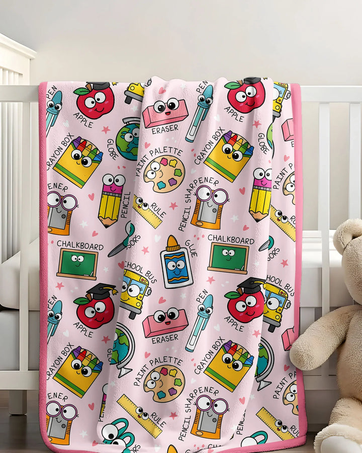 Happy School Pals Bamboo Blanket