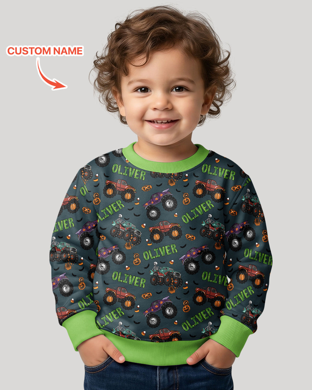 Maßgeschneiderter Bambus Rundhals-Sweatshirt