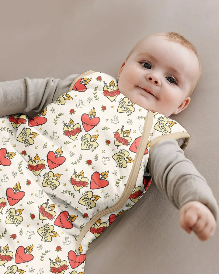 Three Sacred Hearts Bamboo Sleep Bag