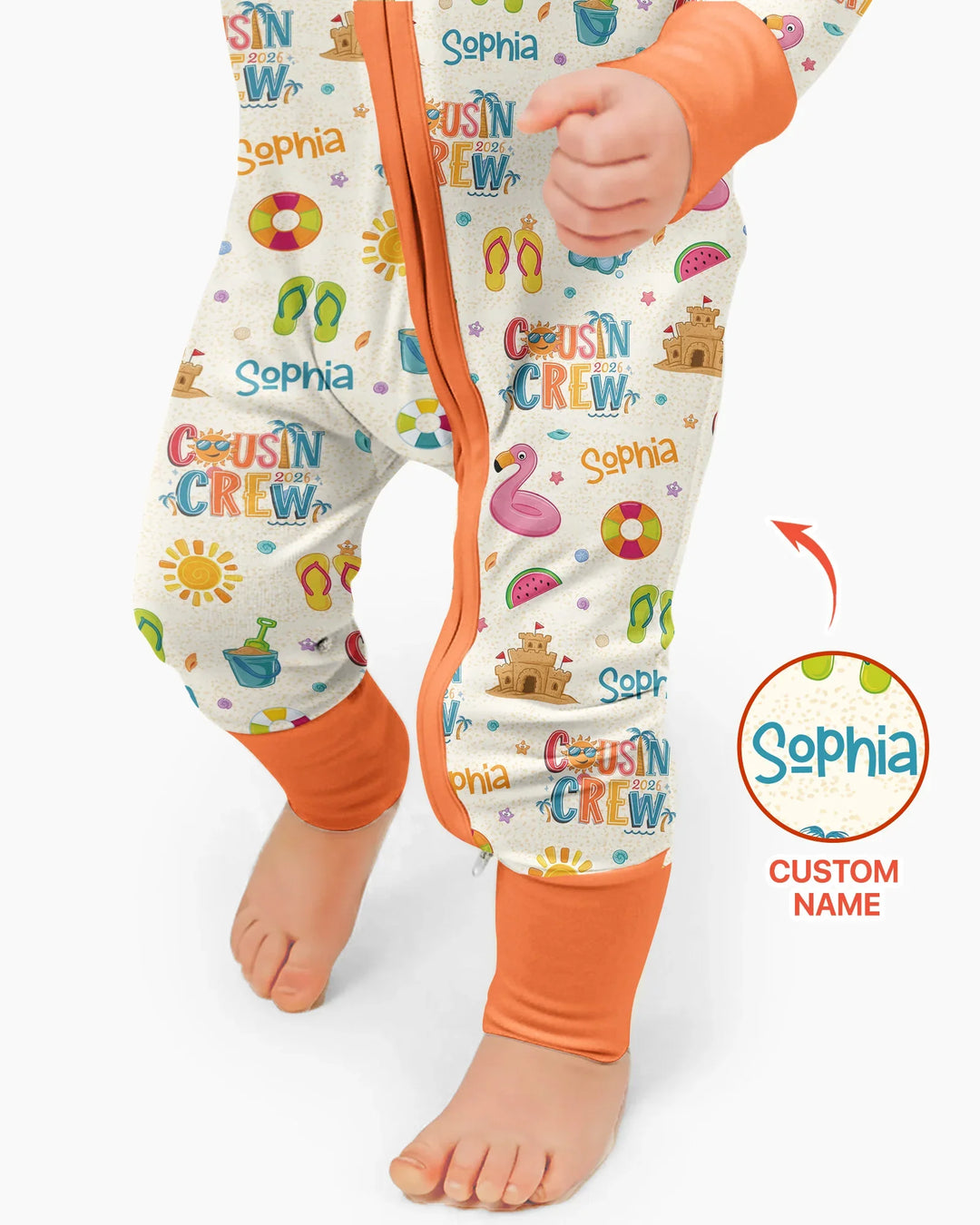 Gerippte Babykleidung mit individuellem Foto - Weich &amp; Skizzenhaft
