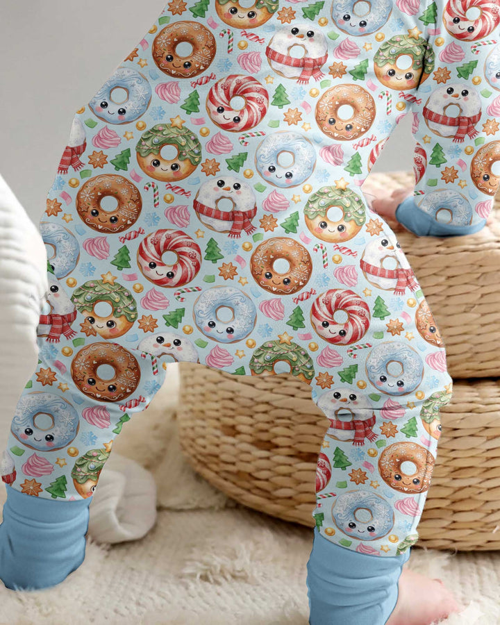 Kawaii Christmas Donuts Bamboo Convertible Zippy
