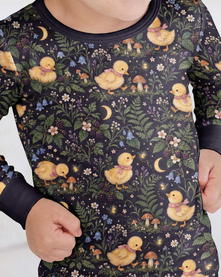 Little Duckling Dreams Bamboo Two Piece Long Sleeve Pajama Set