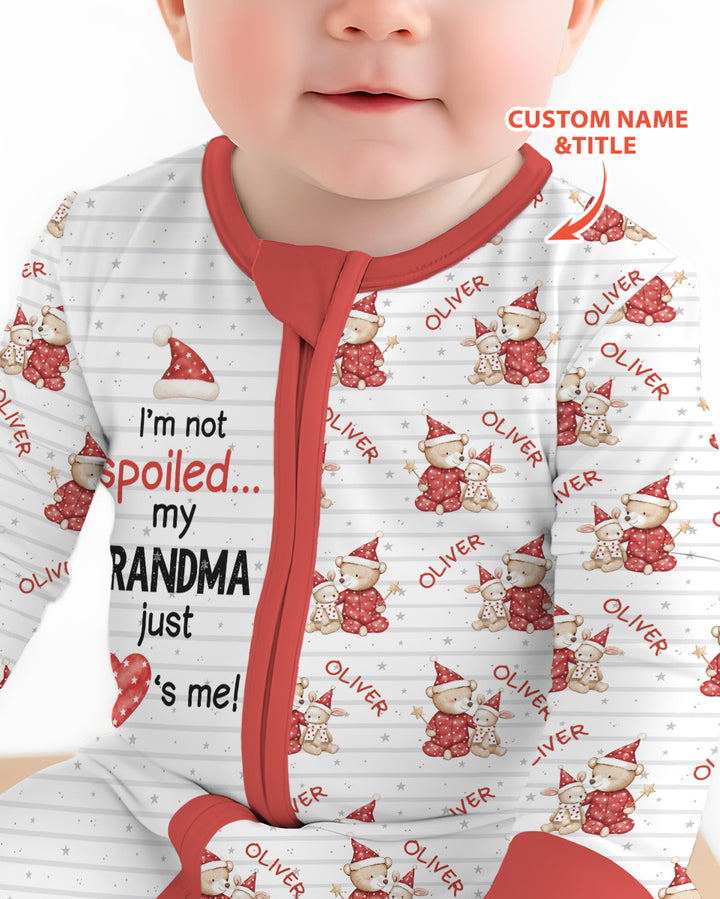 Custom Name I'm Not Spoiled Bamboo Convertible Zippy