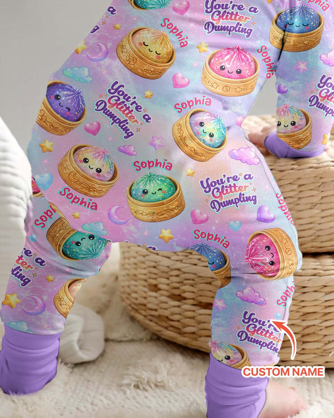 Gerippte Babykleidung mit individuellem Foto - Weich &amp; Skizzenhaft