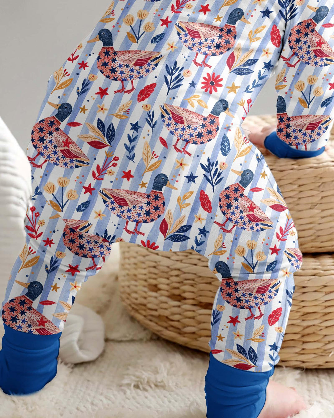 Gerippte Babykleidung mit individuellem Foto - Weich &amp; Skizzenhaft