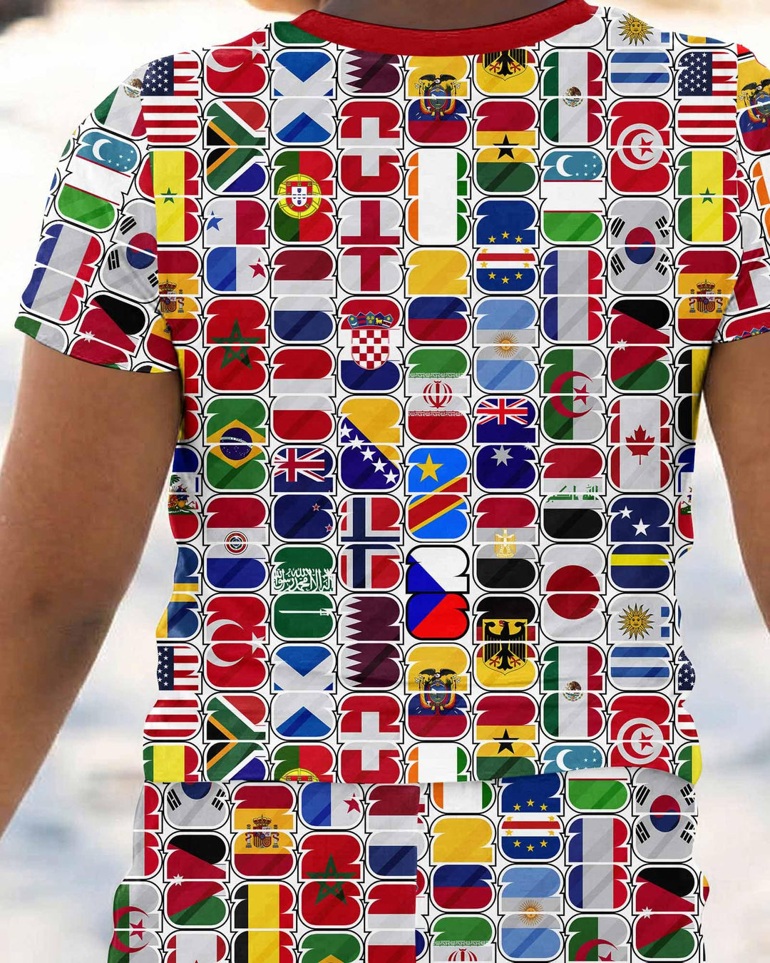 Zweiteiliges, kurzärmliges Pyjama-Set mit Marienkäfern