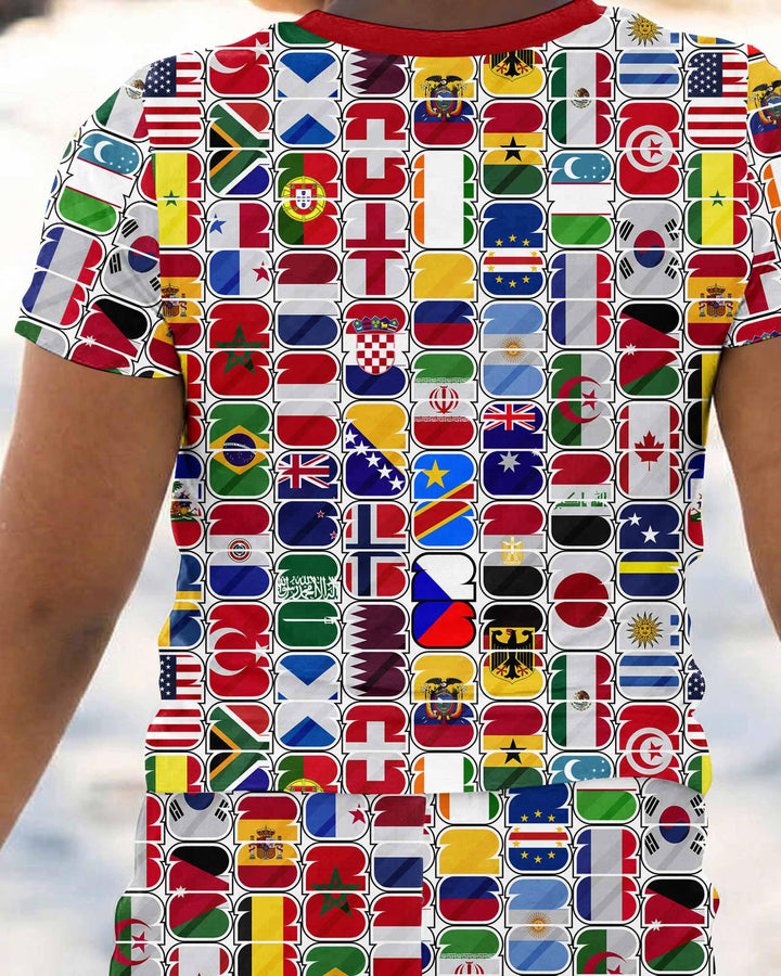 Zweiteiliges, kurzärmliges Pyjama-Set mit Marienkäfern