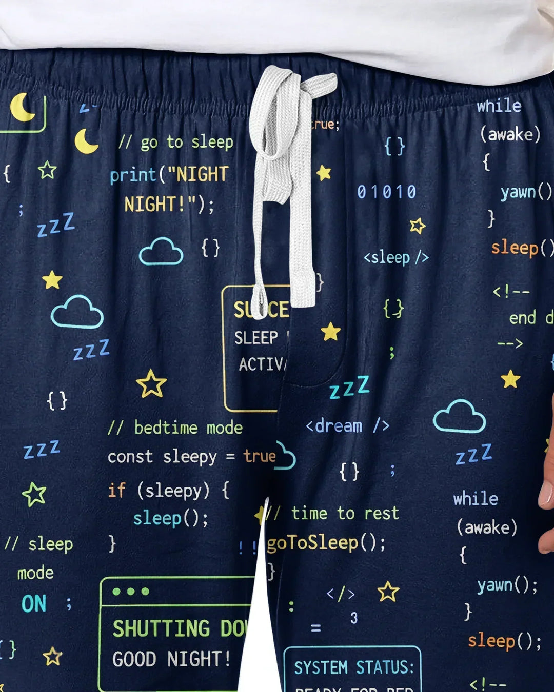 Vorlage Herren-Pyjama-Set