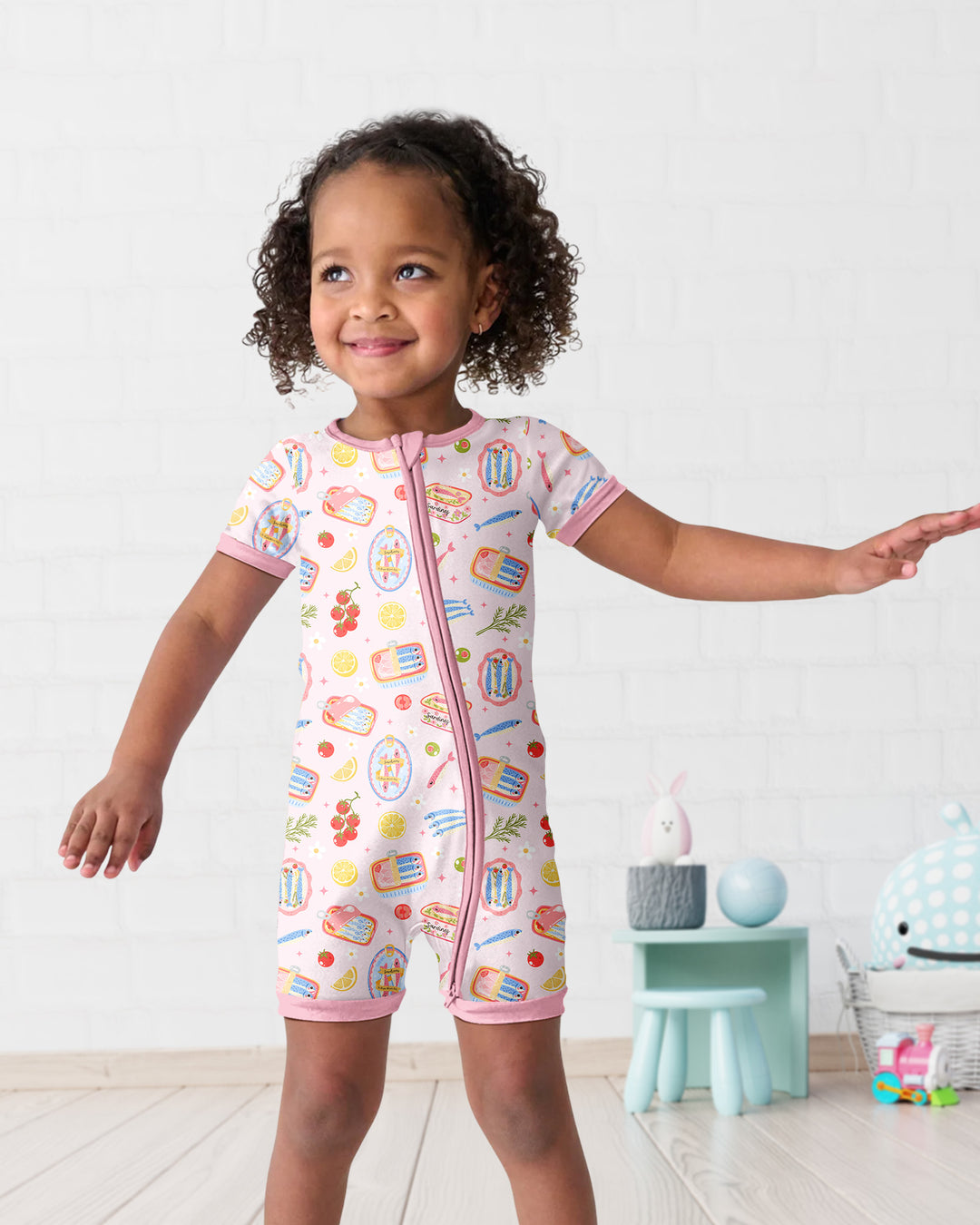 Vorlage Bambus-Shorty-Reißverschluss