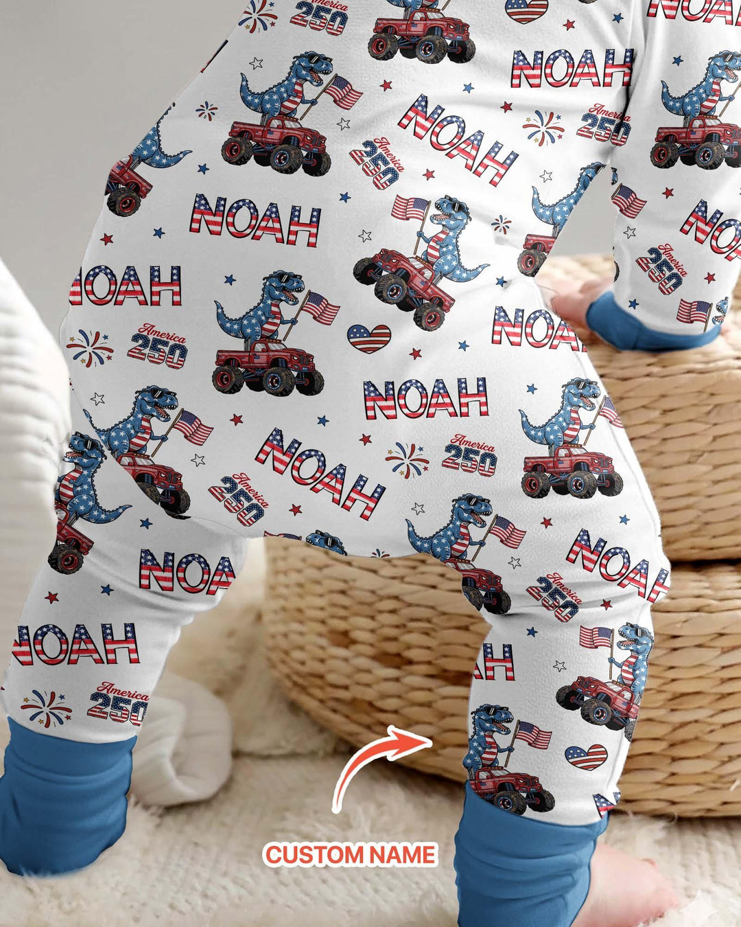Gerippte Babykleidung mit individuellem Foto - Weich &amp; Skizzenhaft